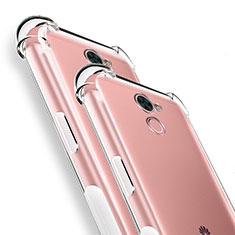 Silikon Schutzhülle Ultra Dünn Tasche Durchsichtig Transparent T04 für Huawei Enjoy 7 Plus Klar