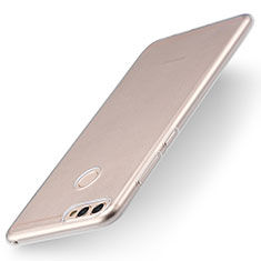 Silikon Schutzhülle Ultra Dünn Tasche Durchsichtig Transparent T04 für Huawei Enjoy 7S Klar