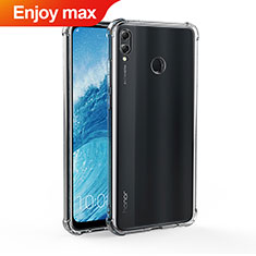 Silikon Schutzhülle Ultra Dünn Tasche Durchsichtig Transparent T04 für Huawei Enjoy Max Klar