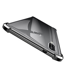 Silikon Schutzhülle Ultra Dünn Tasche Durchsichtig Transparent T04 für Huawei Honor Note 10 Schwarz