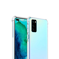 Silikon Schutzhülle Ultra Dünn Tasche Durchsichtig Transparent T04 für Huawei Honor V30 Pro 5G Klar