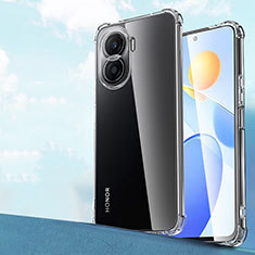 Silikon Schutzhülle Ultra Dünn Tasche Durchsichtig Transparent T04 für Huawei Honor X40i 5G Klar