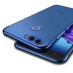 Silikon Schutzhülle Ultra Dünn Tasche Durchsichtig Transparent T04 für Huawei Nova 2 Blau