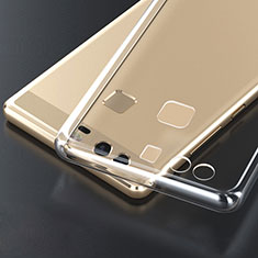 Silikon Schutzhülle Ultra Dünn Tasche Durchsichtig Transparent T04 für Huawei P9 Plus Klar