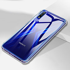 Silikon Schutzhülle Ultra Dünn Tasche Durchsichtig Transparent T04 für Huawei Y9 Prime (2019) Klar