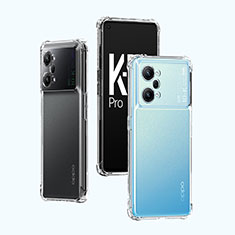 Silikon Schutzhülle Ultra Dünn Tasche Durchsichtig Transparent T04 für Oppo K10 Pro 5G Klar