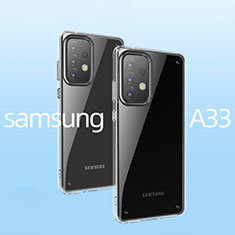 Silikon Schutzhülle Ultra Dünn Tasche Durchsichtig Transparent T04 für Samsung Galaxy A33 5G Klar
