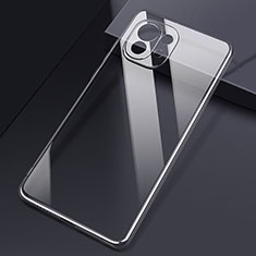 Silikon Schutzhülle Ultra Dünn Tasche Durchsichtig Transparent T04 für Xiaomi Mi 11 Lite 5G NE Klar