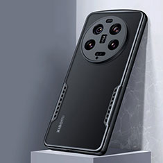 Silikon Schutzhülle Ultra Dünn Tasche Durchsichtig Transparent T04 für Xiaomi Mi 13 Ultra 5G Schwarz