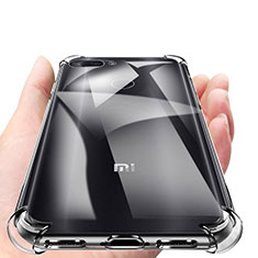 Silikon Schutzhülle Ultra Dünn Tasche Durchsichtig Transparent T04 für Xiaomi Mi 8 Lite Klar