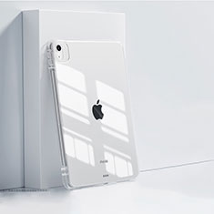 Silikon Schutzhülle Ultra Dünn Tasche Durchsichtig Transparent T05 für Apple iPad Air 4 10.9 (2020) Klar