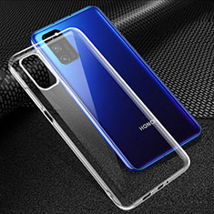 Silikon Schutzhülle Ultra Dünn Tasche Durchsichtig Transparent T05 für Huawei Honor V30 Pro 5G Klar