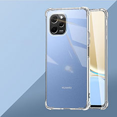 Silikon Schutzhülle Ultra Dünn Tasche Durchsichtig Transparent T05 für Huawei Nova Y61 Klar