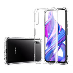 Silikon Schutzhülle Ultra Dünn Tasche Durchsichtig Transparent T05 für Huawei P Smart Z (2019) Klar