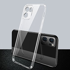 Silikon Schutzhülle Ultra Dünn Tasche Durchsichtig Transparent T05 für Oppo Find X5 Lite 5G Klar