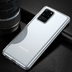 Silikon Schutzhülle Ultra Dünn Tasche Durchsichtig Transparent T05 für Samsung Galaxy S20 Ultra 5G Klar