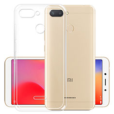 Silikon Schutzhülle Ultra Dünn Tasche Durchsichtig Transparent T05 für Xiaomi Redmi 6 Klar