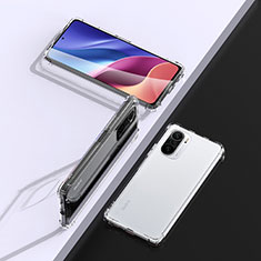 Silikon Schutzhülle Ultra Dünn Tasche Durchsichtig Transparent T05 für Xiaomi Redmi K40 5G Klar