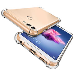 Silikon Schutzhülle Ultra Dünn Tasche Durchsichtig Transparent T06 für Huawei Enjoy 7S Klar