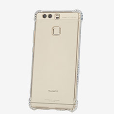 Silikon Schutzhülle Ultra Dünn Tasche Durchsichtig Transparent T06 für Huawei P9 Klar