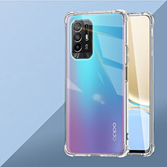 Silikon Schutzhülle Ultra Dünn Tasche Durchsichtig Transparent T06 für Oppo A94 5G Klar