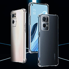 Silikon Schutzhülle Ultra Dünn Tasche Durchsichtig Transparent T06 für Oppo Reno7 Pro 5G Klar