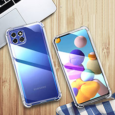 Silikon Schutzhülle Ultra Dünn Tasche Durchsichtig Transparent T06 für Samsung Galaxy A22s 5G Klar