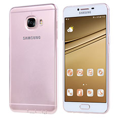 Silikon Schutzhülle Ultra Dünn Tasche Durchsichtig Transparent T06 für Samsung Galaxy C7 SM-C7000 Klar