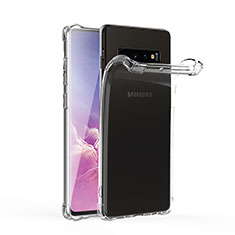Silikon Schutzhülle Ultra Dünn Tasche Durchsichtig Transparent T06 für Samsung Galaxy S10 5G Klar