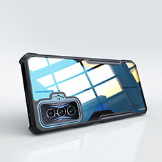 Silikon Schutzhülle Ultra Dünn Tasche Durchsichtig Transparent T06 für Xiaomi Poco F4 GT 5G Schwarz
