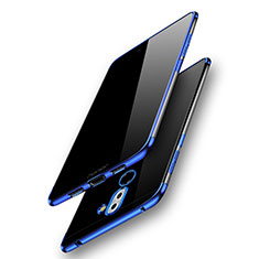 Silikon Schutzhülle Ultra Dünn Tasche Durchsichtig Transparent T07 für Huawei Mate 9 Lite Blau