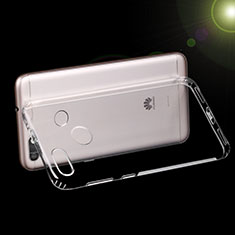 Silikon Schutzhülle Ultra Dünn Tasche Durchsichtig Transparent T07 für Huawei Y6 Pro (2017) Klar