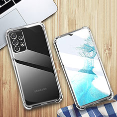 Silikon Schutzhülle Ultra Dünn Tasche Durchsichtig Transparent T07 für Samsung Galaxy A23 4G Klar