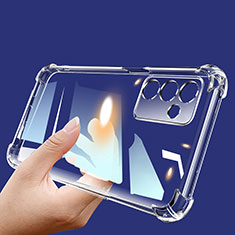 Silikon Schutzhülle Ultra Dünn Tasche Durchsichtig Transparent T07 für Samsung Galaxy M23 5G Klar