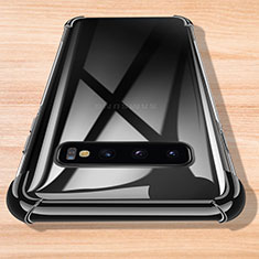 Silikon Schutzhülle Ultra Dünn Tasche Durchsichtig Transparent T07 für Samsung Galaxy S10 5G Klar