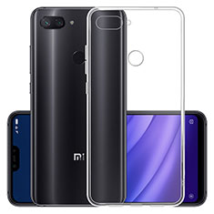 Silikon Schutzhülle Ultra Dünn Tasche Durchsichtig Transparent T07 für Xiaomi Mi 8 Lite Klar