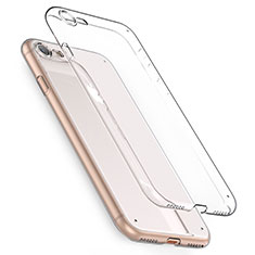 Silikon Schutzhülle Ultra Dünn Tasche Durchsichtig Transparent T08 für Apple iPhone 8 Klar