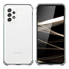 Silikon Schutzhülle Ultra Dünn Tasche Durchsichtig Transparent T08 für Samsung Galaxy A52 4G Klar