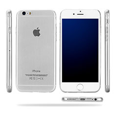 Silikon Schutzhülle Ultra Dünn Tasche Durchsichtig Transparent T09 für Apple iPhone 6S Klar