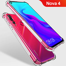 Silikon Schutzhülle Ultra Dünn Tasche Durchsichtig Transparent T09 für Huawei Nova 4 Klar