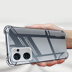 Silikon Schutzhülle Ultra Dünn Tasche Durchsichtig Transparent T09 für Oppo Find X5 Lite 5G Klar