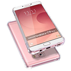 Silikon Schutzhülle Ultra Dünn Tasche Durchsichtig Transparent T09 für Samsung Galaxy C9 Pro C9000 Klar