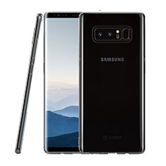 Silikon Schutzhülle Ultra Dünn Tasche Durchsichtig Transparent T09 für Samsung Galaxy Note 8 Duos N950F Klar