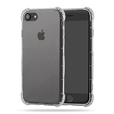 Silikon Schutzhülle Ultra Dünn Tasche Durchsichtig Transparent T10 für Apple iPhone 7 Klar