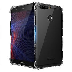 Silikon Schutzhülle Ultra Dünn Tasche Durchsichtig Transparent T10 für Huawei Honor 8 Pro Klar