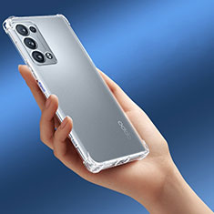 Silikon Schutzhülle Ultra Dünn Tasche Durchsichtig Transparent T11 für Oppo Reno6 Pro+ Plus 5G Klar