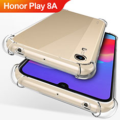 Silikon Schutzhülle Ultra Dünn Tasche Durchsichtig Transparent T12 für Huawei Honor Play 8A Klar