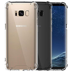 Silikon Schutzhülle Ultra Dünn Tasche Durchsichtig Transparent T12 für Samsung Galaxy S8 Klar