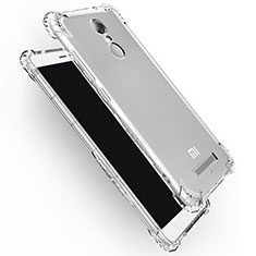 Silikon Schutzhülle Ultra Dünn Tasche Durchsichtig Transparent T12 für Xiaomi Redmi Note 3 Klar