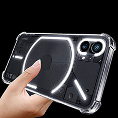 Silikon Schutzhülle Ultra Dünn Tasche Durchsichtig Transparent T13 für Nothing Phone 1 Klar